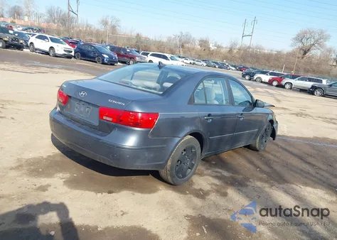 2009 Hyundai Sonata Gls из США, поврежденный, VIN 5NPET46C59H496547